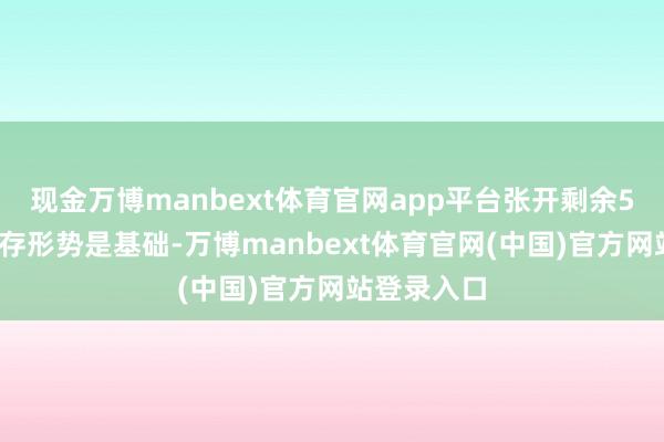 现金万博manbext体育官网app平台张开剩余53%出动生存形势是基础-万博manbext体育官网(中国)官方网站登录入口