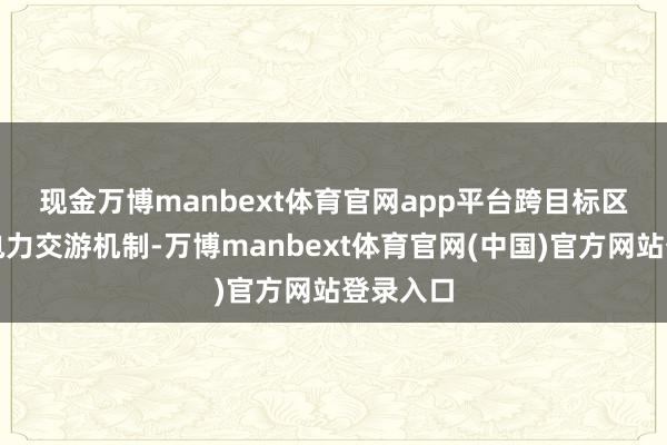 现金万博manbext体育官网app平台 跨目标区常态化电力交游机制-万博manbext体育官网(中国)官方网站登录入口